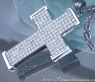 Exquisite Diamond Cross Pendant (3,92 ct.)