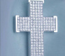 Exquisite Diamond Cross Pendant (3,92 ct.)