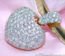 Pretty Diamond Heart Pendant in Yellow Gold