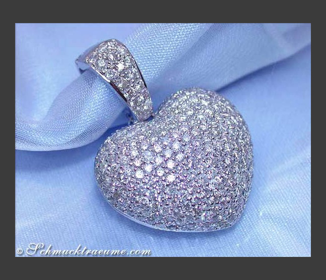 Precious Diamond Pave Heart Pendant Precious Diamond Pave Heart Pendant