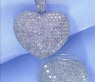 Precious Diamond Pave Heart Pendant