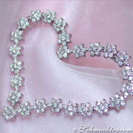 Glorious Diamond Heart Pendant