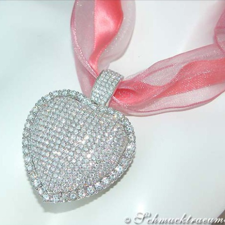Extra large Diamond Pendant (9,50 ct.)