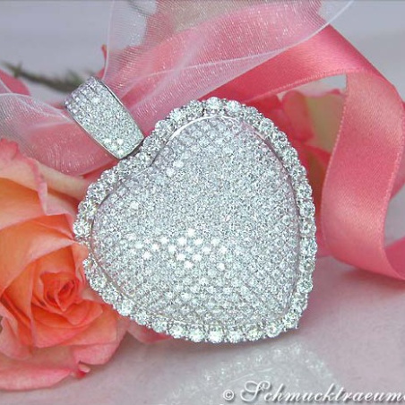 Extra large Diamond Pendant (9,50 ct.)