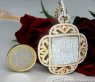Luxus Diamanten Anhänger Gelbgold 750