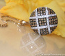 Fancy Pendant with White & Natural Brown Diamonds