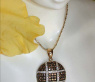Fancy Pendant with White & Natural Brown Diamonds