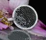 Unconventional Black & White Diamond Pendant