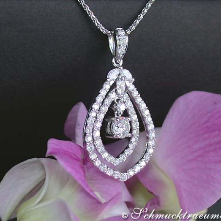 Classy Elegant Diamond Pendant