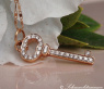 Delicate Diamond Key Pendant