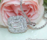 Exquisite Baguette & Brilliant Cut Diamond Pendant