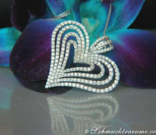 Terrific Diamond Heart Pendant