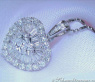 Brillanten Diamanten Herz Anhänger