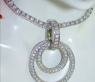 Versatile Black & White Diamond Pendant