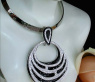 Magnificent Black & White Diamond Pendant