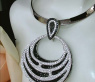 Magnificent Black & White Diamond Pendant