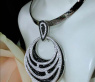 Magnificent Black & White Diamond Pendant