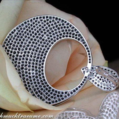 Magnificent Black & White Diamond Pendant