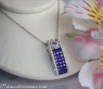 Beautiful Sapphire Pendant with Diamonds
