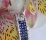 Beautiful Sapphire Pendant with Diamonds