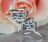 Beautiful Ceylon Sapphire Pendant with Diamonds