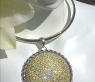 Opulent Yellow Sapphire Pendant with Diamonds