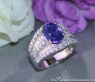  Tansanit Ring mit Brillanten & Diamanten