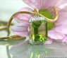 Beautiful Peridot Diamond Pendant