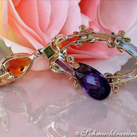 Fabulous Multicolor Gemstone Pendant