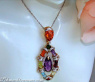 Fabulous Multicolor Gemstone Pendant