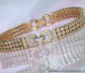 Attractive Diamond Bracelet in Yellow gold 14k