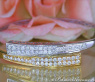 Diamanten Armreif in Gelbgold und Weißgold
