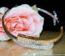 Diamanten Armreif in Gelbgold und Weißgold