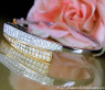 Diamanten Armreif in Gelbgold und Weißgold