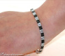 Brillanten & schwarze Diamanten Armband