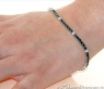 Tennis Armband mit Brillanten & schwarzen Diamanten