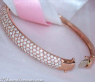 Pretty Diamond Bangle in Rose gold