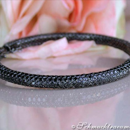 Schwarze Diamanten Armreif
