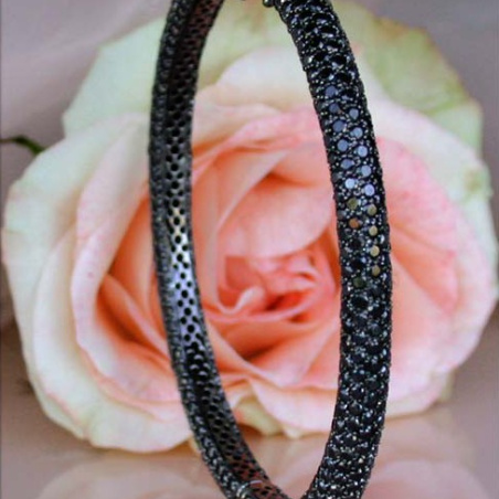 Schwarze Diamanten Armreif