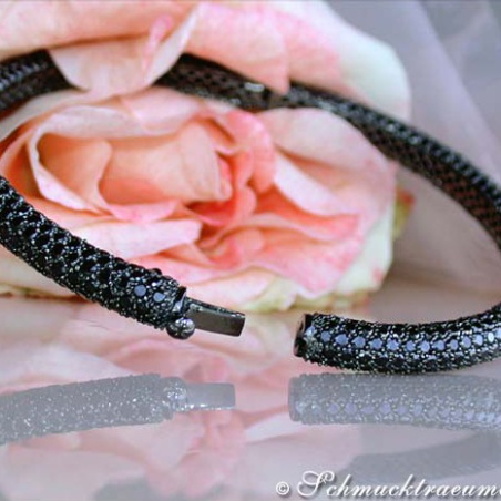 Schwarze Diamanten Armreif