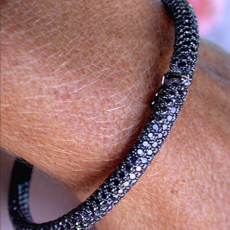 Schwarze Diamanten Armreif