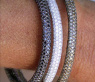 Armreifen mit schwarzen Diamanten