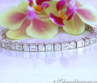 Stunning Diamond Bracelet (9,41 ct.)