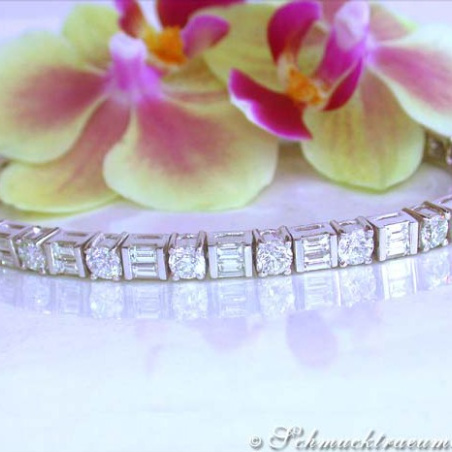 Stunning Diamond Bracelet (9,41 ct.)