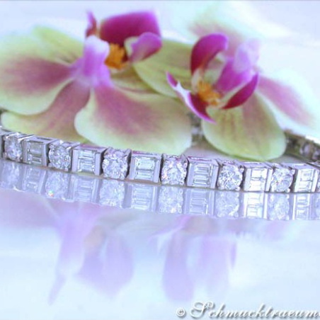 Stunning Diamond Bracelet (9,41 ct.)