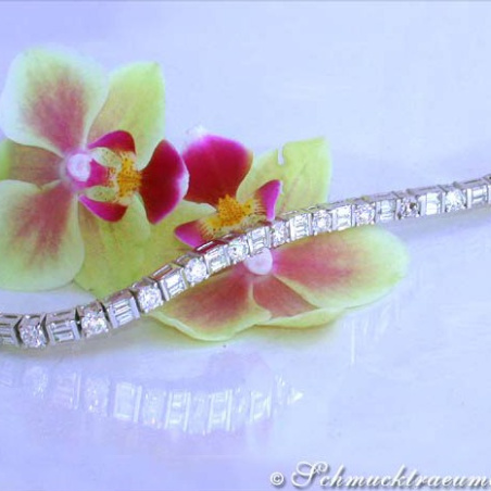 Stunning Diamond Bracelet (9,41 ct.)