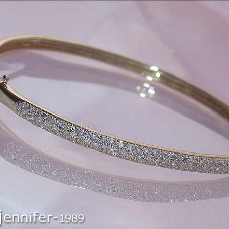 Diamanten Armreif in Gelbgold 585
