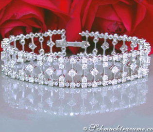 Impressive Diamond Bracelet (9,87 ct.)