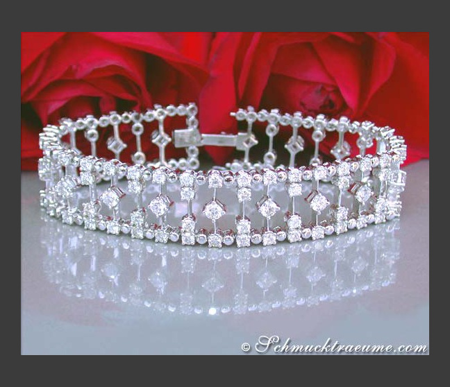 Impressive Diamond Bracelet (9,87 ct.) Impressive Diamond Bracelet (9,87 ct.)