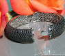 Armreif mit schwarzen Diamanten